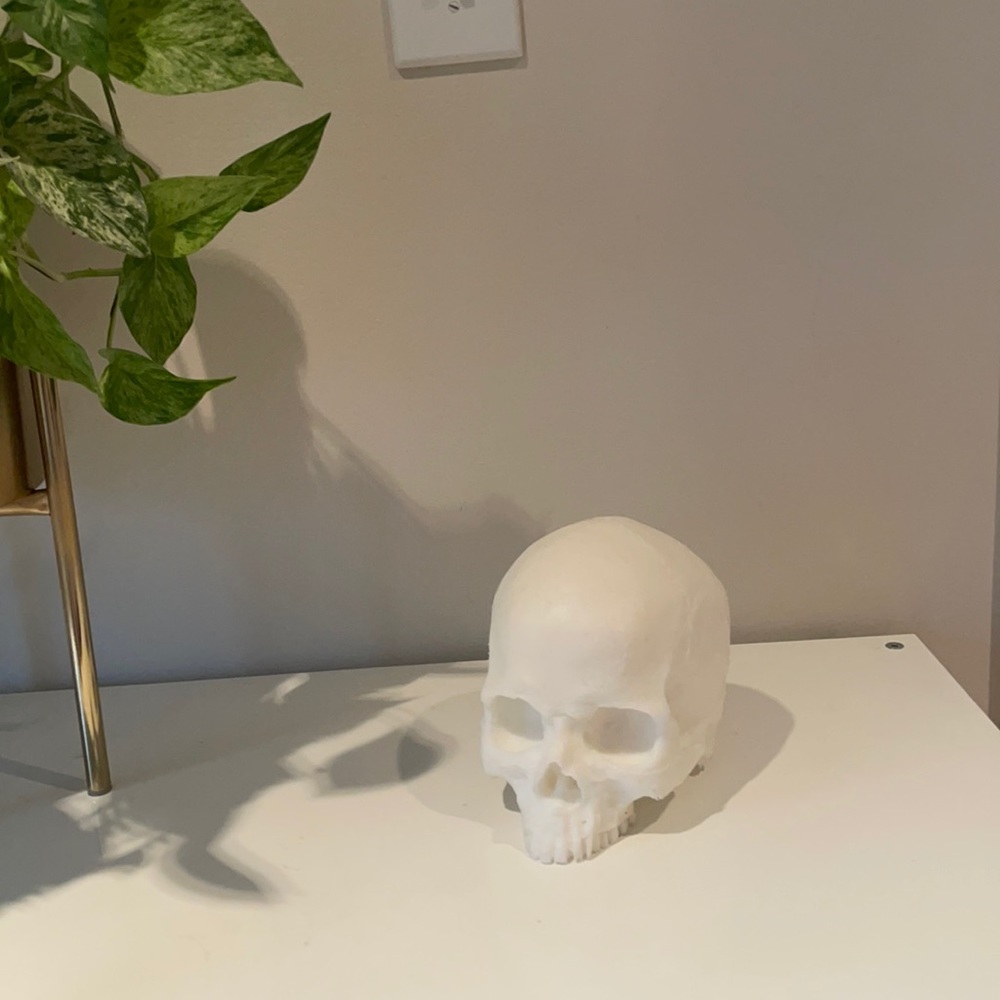 Life like silicone fake skin tattoo skull - apof